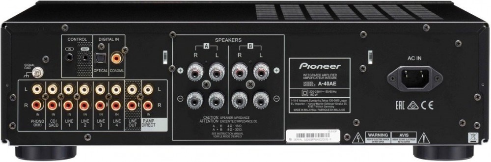 Pioneer A-40AE podpora Hi-Res
